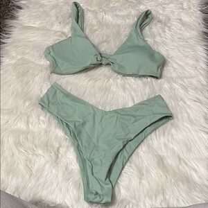 Mint Green Bikini Set